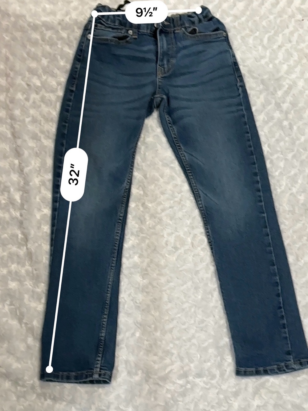 boy’s Dark Blue Straight-Leg Jeans